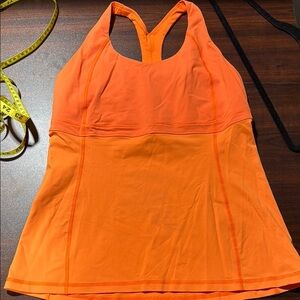 lululemon athletica Orange Tank Top